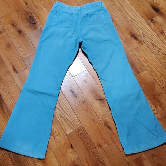 🌟Y2K Gold Glitter Turquoise cords - Picture 5 of 8